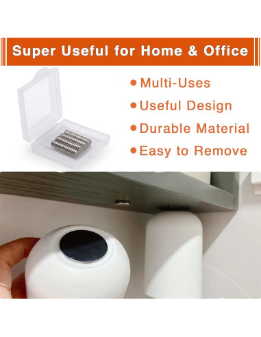 Imanes de Neodimio TRYMAG 6x2mm 60 Piezas para Manualidades