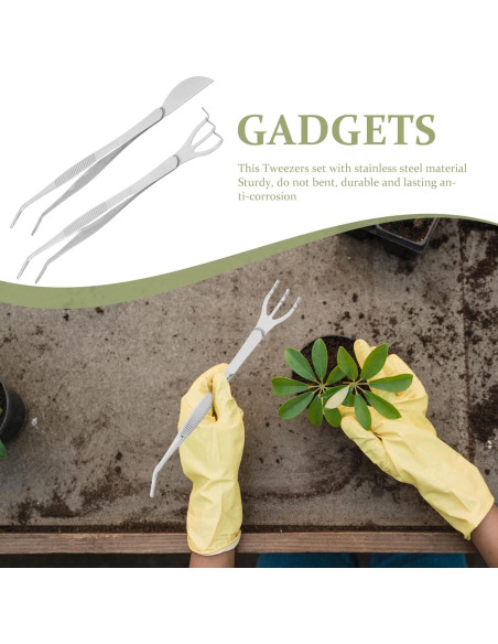 Set de Rastrillo de Bonsai Acero Inoxidable 21.95cm GANAZONO