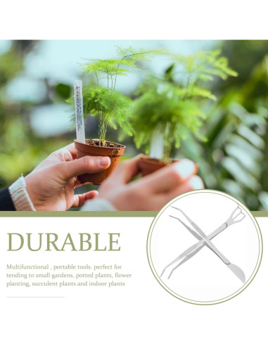 Set de Rastrillo de Bonsai Acero Inoxidable 21.95cm GANAZONO