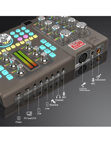 Kit de Podcast Completo con Micrófono XLR y Mezclador