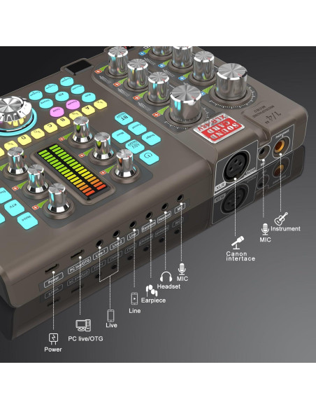 Kit de Podcast Completo con Micrófono XLR y Mezclador