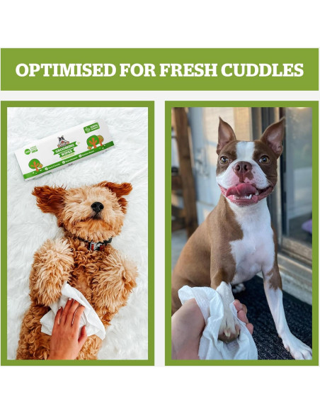 Toallitas Hipoalergénicas Pogi's 240 para Perros Té Verde