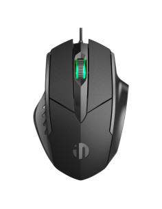 Ratón USB con cable T - 1200 DPI, 3 botones silenciosos, Negro