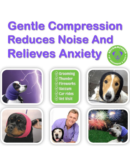 Happy Hoodie ZONI PETS Banda Calmante para Perros Rosa XS