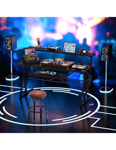 Escritorio de Estudio Armocity SD-B 47" Negro con USB