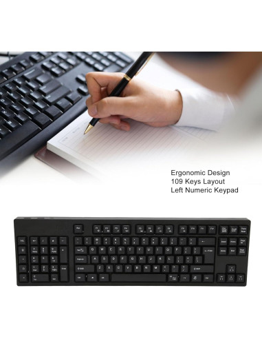 Teclado USB Ergonómico para Zurdos Joyzan - 109 Teclas