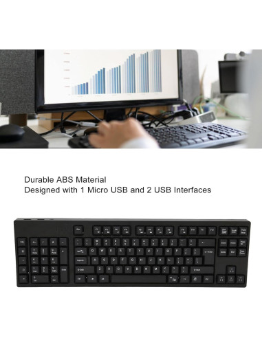 Teclado USB Ergonómico para Zurdos Joyzan - 109 Teclas