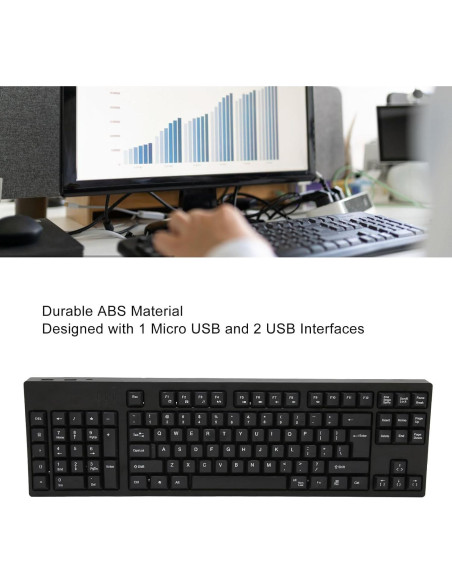 Teclado USB Ergonómico para Zurdos Joyzan - 109 Teclas