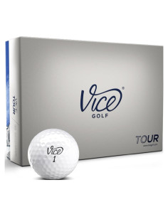 Pelotas de Golf Vice Golf Vice Tour 12 Piezas Blanco