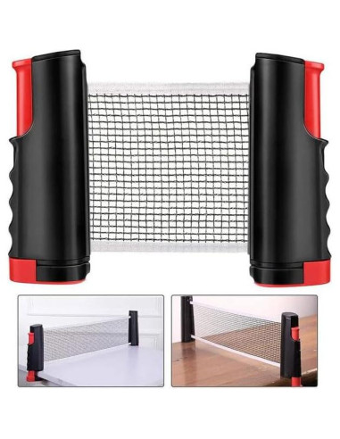 Juego de Ping Pong Portátil Tradeopia con Red y 2 Palas