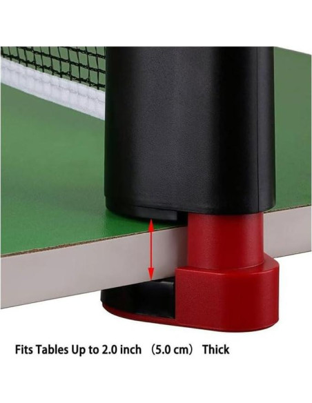 Juego de Ping Pong Portátil Tradeopia con Red y 2 Palas