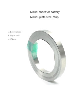 Tira de Níquel Galvanizado KUDASN 0.15mm x 8mm x 5m para Baterías 2