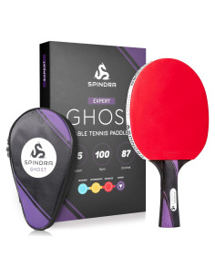 Paleta de Ping Pong Spindra Rocket 2024 con Funda