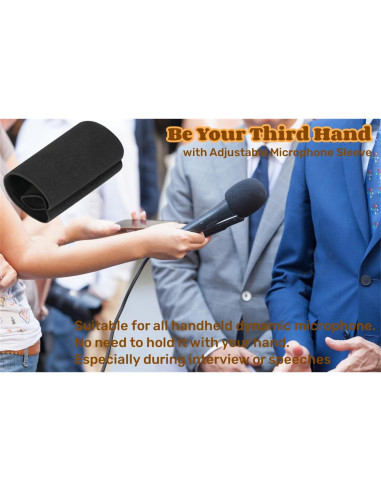 Manga Elástica para Micrófono KJYZOOM 2pcs Accesorios
