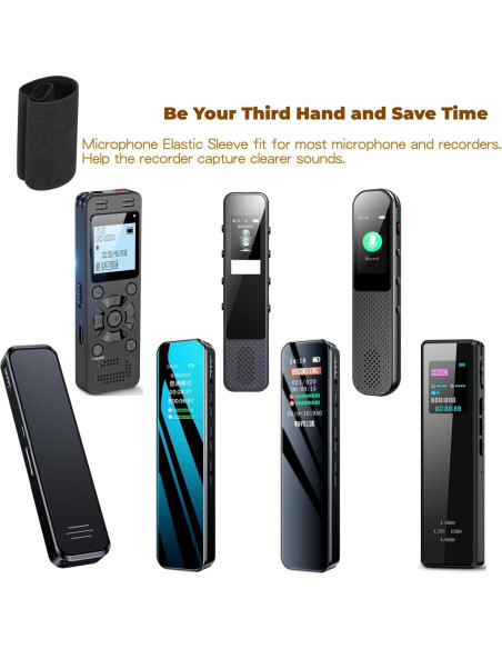 Manga Elástica para Micrófono KJYZOOM 2pcs Accesorios