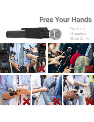 Manga Elástica para Micrófono KJYZOOM 2pcs Accesorios