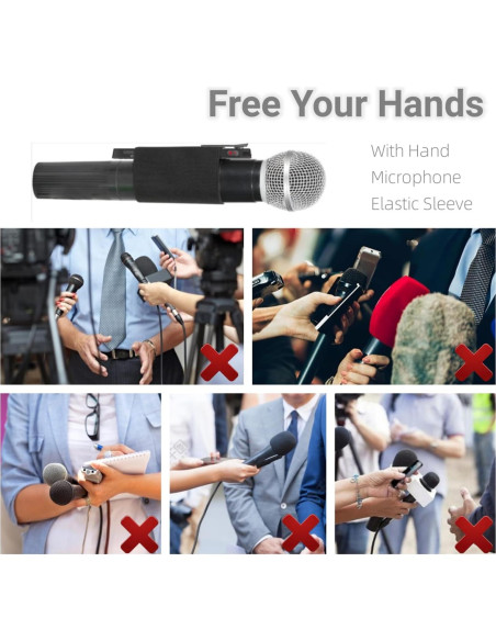 Manga Elástica para Micrófono KJYZOOM 2pcs Accesorios
