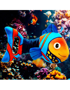 Juguete para Perros Grandes Jeefome Pez de Oro Suave 2