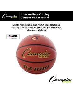 Balón de Baloncesto Champion Sports Junior 28.5 cm Comp. 2
