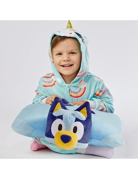 Pillow Pets Bluey - Peluche y Almohada 45.72 cm - Oficial Pillow Pets Bluey - Peluche y Almohada 45.72 cm - Oficial