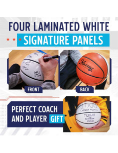 Balón de Baloncesto Autografiado Murray 29.5" (74.93 cm) Doble Color 2