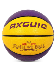 Balón de Entrenamiento Pesado AXGUIQ 1.32kg Tamaño 7 de Cuero