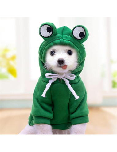 Abrigo para Perro Maruomiki Verde XS con Capucha