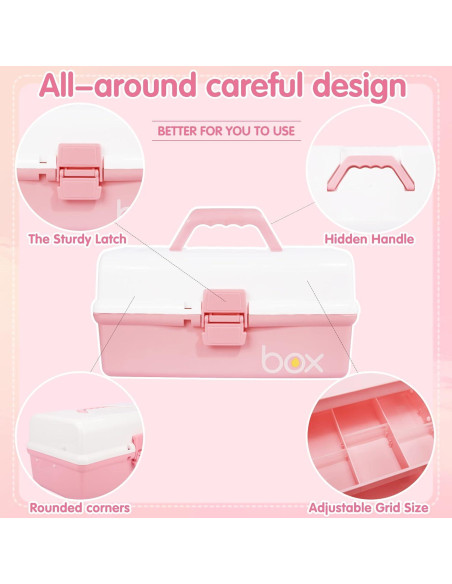 Caja de Almacenamiento TERGOO 3 Capas 30,48x17,78x15,24 cm