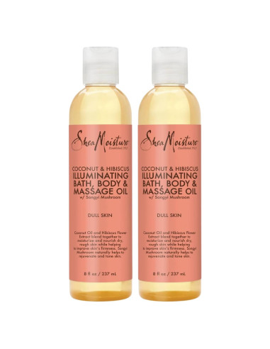 Aceite de Baño y Masaje SheaMoisture Coco e Hibisco 2x236.6ml