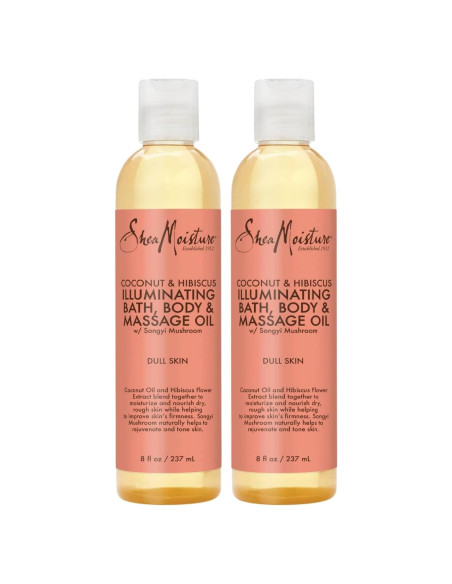 Aceite de Baño y Masaje SheaMoisture Coco e Hibisco 2x236.6ml