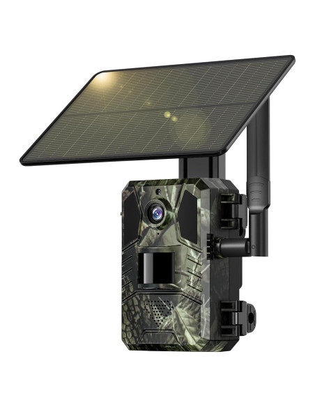 Cámara de Trail Celular SEHMUA 4G LTE 2K Solar IP66