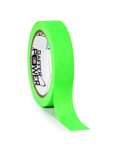 Cinta de Etiquetado Gaffer Power Verde Fluorescente 1 cm x 18 m