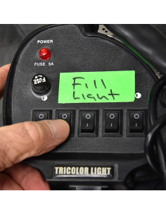 Cinta de Etiquetado Gaffer Power Verde Fluorescente 1 cm x 18 m 2