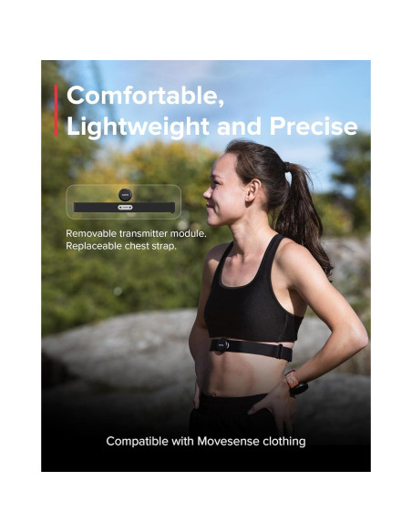 Cinturón de Frecuencia Cardíaca Inteligente SUUNTO Negro 500H