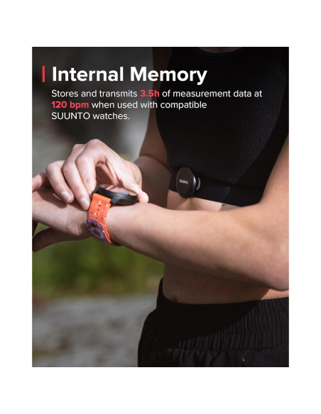 Cinturón de Frecuencia Cardíaca Inteligente SUUNTO Negro 500H