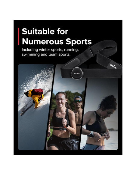 Cinturón de Frecuencia Cardíaca Inteligente SUUNTO Negro 500H
