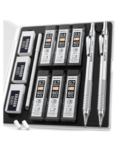Lápiz Mecánico Nicpro MP1000 0.5mm y 0.7mm con Estuche