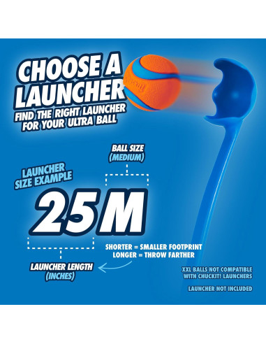 Chuckit! Ultra Ball Juguete para Perros Mediano Paquete de 8
