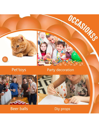 Hanaive 100 Pelotas de Tenis de Mesa 40mm Multicolores