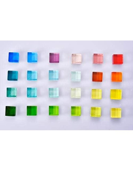 Imanes de Nevera Mymazn 24 Colores Vidrio Decorativos