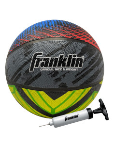 Balón de Baloncesto Franklin Sports Mystic - Tamaño Oficial 74.93 cm - Incluye Bomba