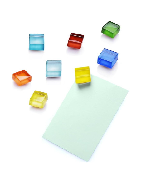 Imanes de Nevera Mymazn 24 Colores Vidrio Decorativos