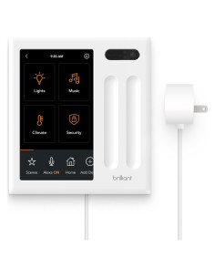 Panel de Enchufe Inteligente Brilliant con Alexa - Control Táctil 12.7 cm