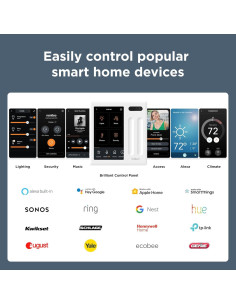 Panel de Enchufe Inteligente Brilliant con Alexa - Control Táctil 12.7 cm 2