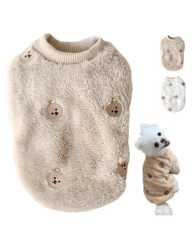 Ropa para Mascotas Jatmira Patrón Oso Marrón XL 5-9 kg