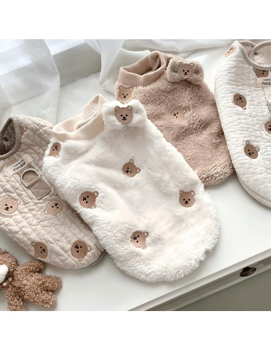 Ropa para Mascotas Jatmira Patrón Oso Marrón XL 5-9 kg