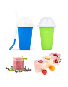 Taza Slushie Rápida NUFR 2 PCS - Hacedor de Batidos Congelados