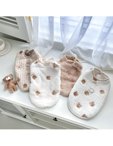 Ropa para Mascotas Jatmira Patrón Oso Marrón XL 5-9 kg