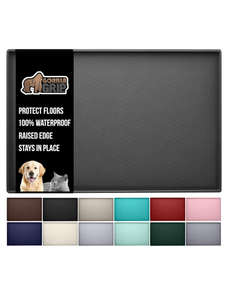 Tapete para Alimentación de Mascotas Gorilla Grip 58x38 cm