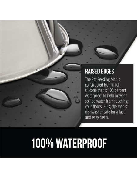 Tapete para Alimentación de Mascotas Gorilla Grip 58x38 cm